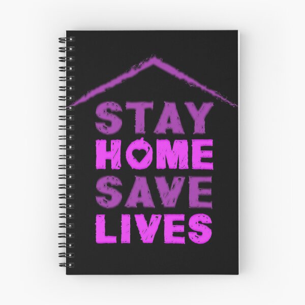 Item preview, Stay Home Save Lives in Pinks designed and sold by aventi24.