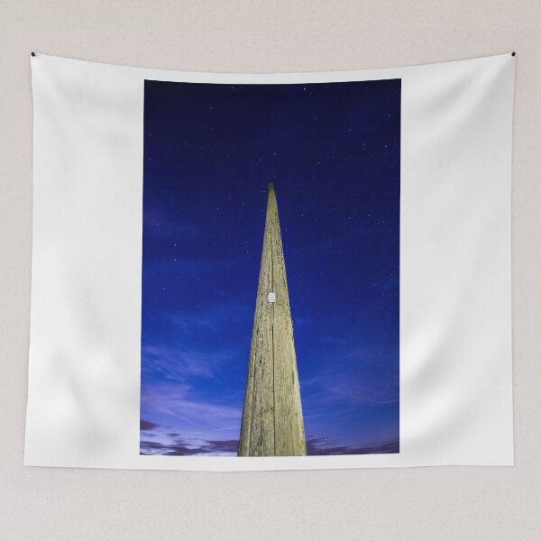 Item preview, Electricity pole at night designed and sold by Markus Holsträter.