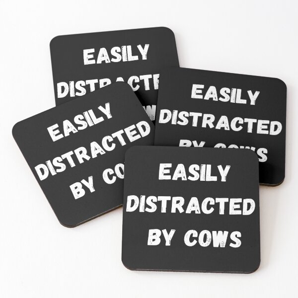 Item preview, Easily Distracted By Cows designed and sold by coffeetea2020.