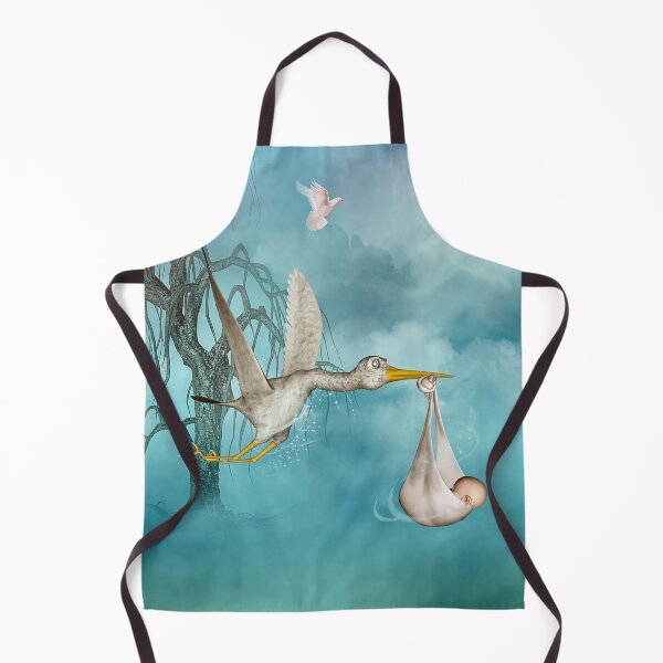 Item preview, Cute baby comes with stork designed and sold by nicky2342.
