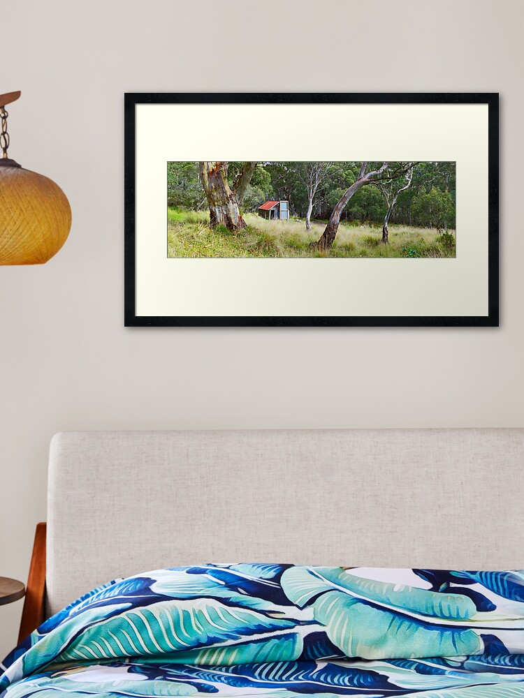 Thumbnail 2 of 7, Framed Art Print, Millers Hut, Alpine National Park, Victoria, Australia designed and sold by Chockstone.