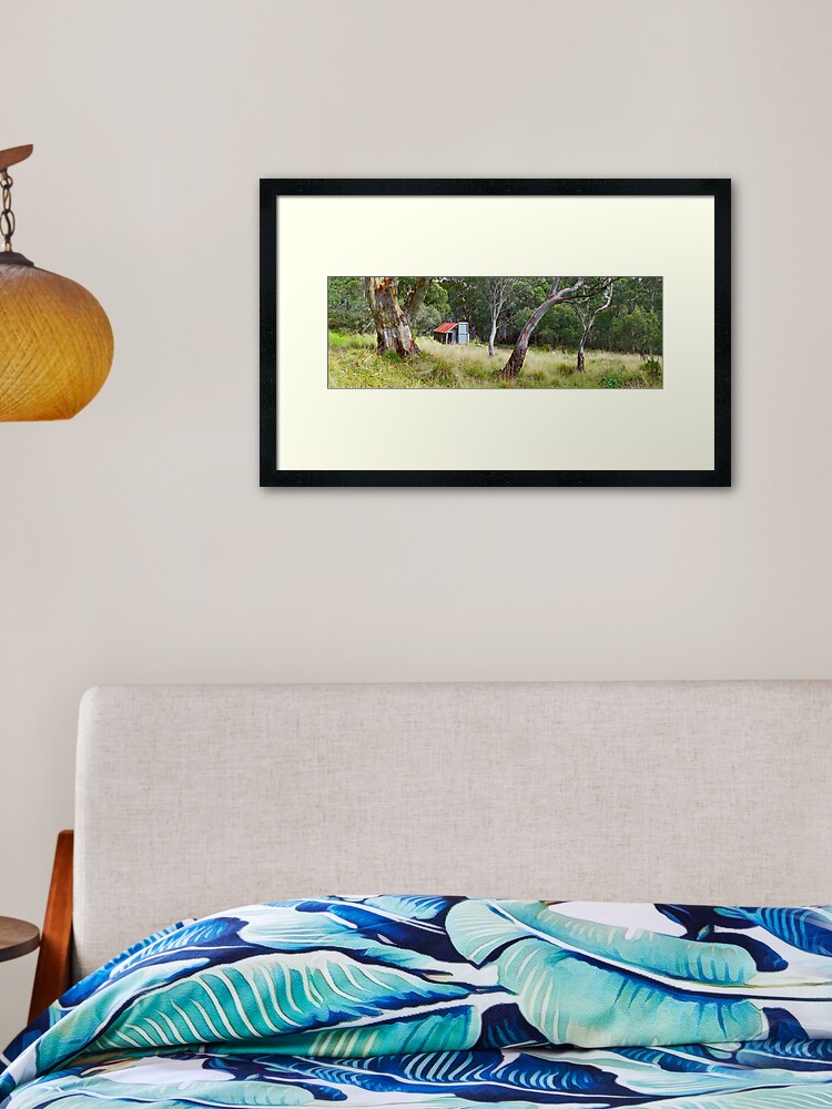 Thumbnail 2 of 7, Framed Art Print, Millers Hut, Alpine National Park, Victoria, Australia designed and sold by Chockstone.