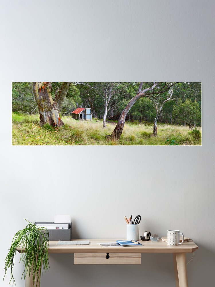 Thumbnail 2 of 3, Poster, Millers Hut, Alpine National Park, Victoria, Australia designed and sold by Chockstone.