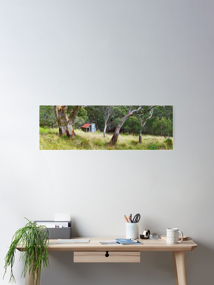 Thumbnail 2 of 3, Poster, Millers Hut, Alpine National Park, Victoria, Australia designed and sold by Chockstone.