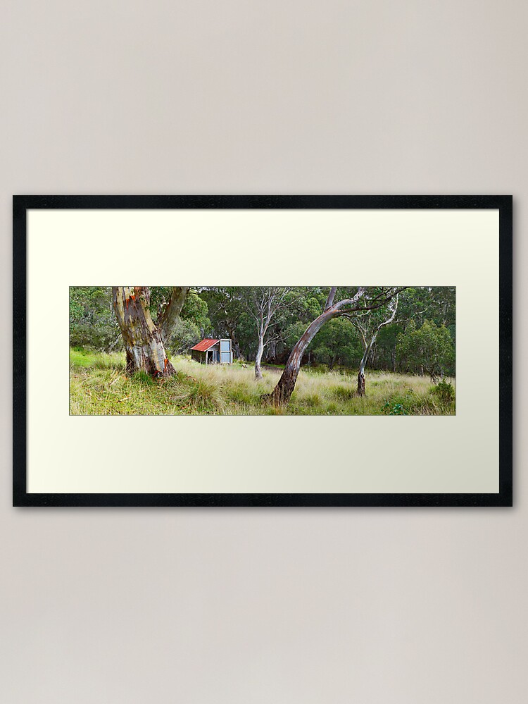Alternate view of Millers Hut, Alpine National Park, Victoria, Australia Framed Art Print