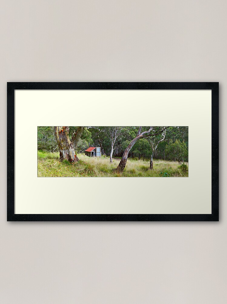 Alternate view of Millers Hut, Alpine National Park, Victoria, Australia Framed Art Print
