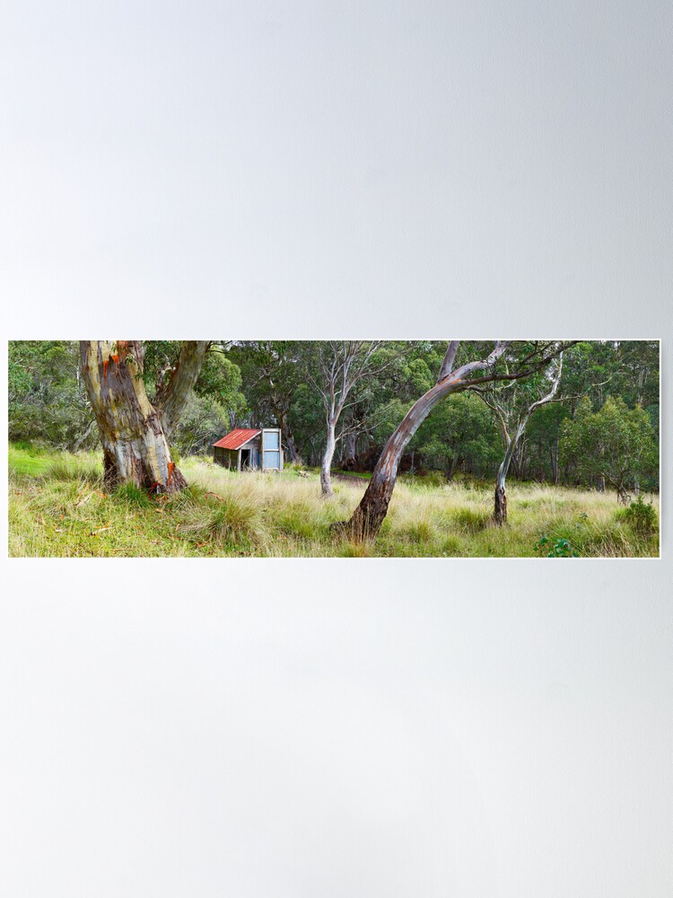 Alternate view of Millers Hut, Alpine National Park, Victoria, Australia Poster