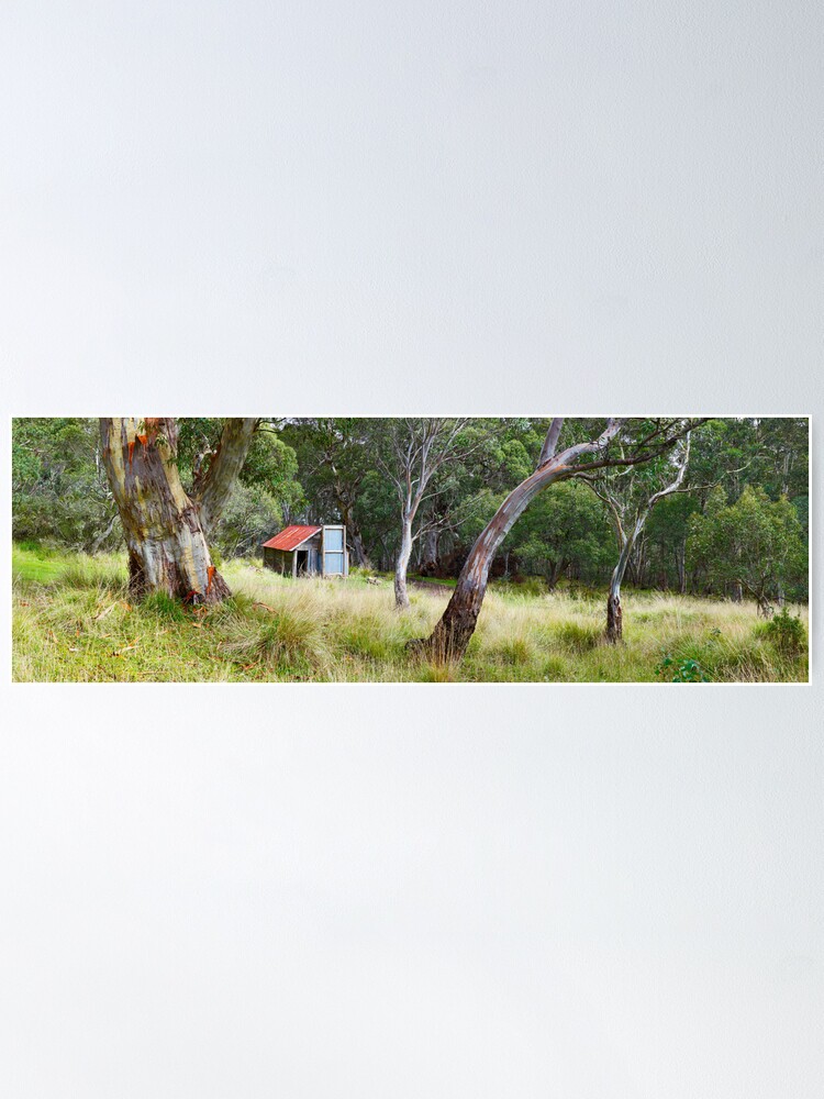 Alternate view of Millers Hut, Alpine National Park, Victoria, Australia Poster