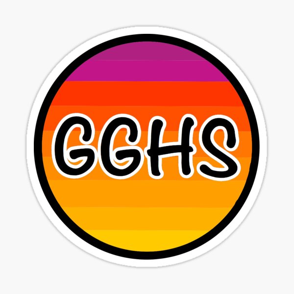 GGHS Sunset-Themed Sticker