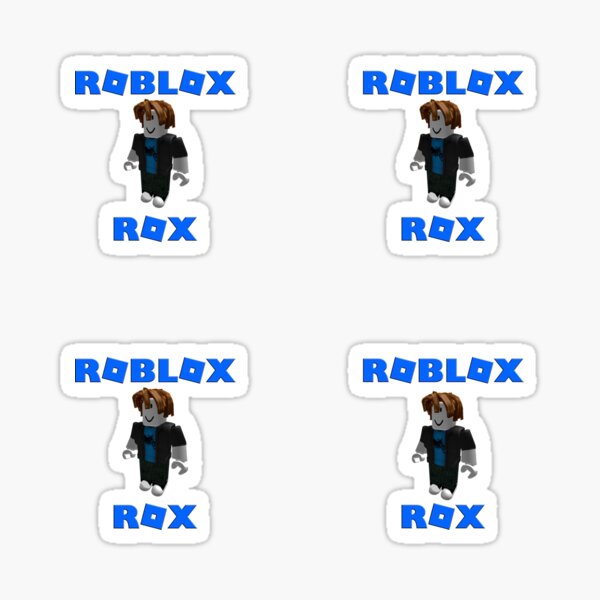 Lets Play Roblox Stickers Redbubble - roblox daycare decal