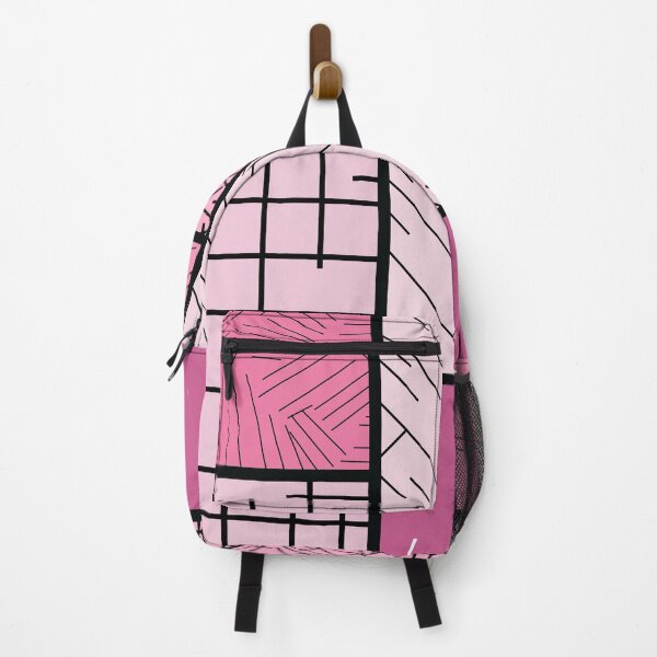 Item preview, Scattered Lines Tableau – Pink designed and sold by RoguePatterns.
