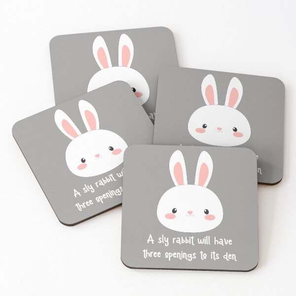 Item preview, A sly rabbit will have three openings to its den, Awesome gift for rabbit lovers!  designed and sold by abdelhak2005.