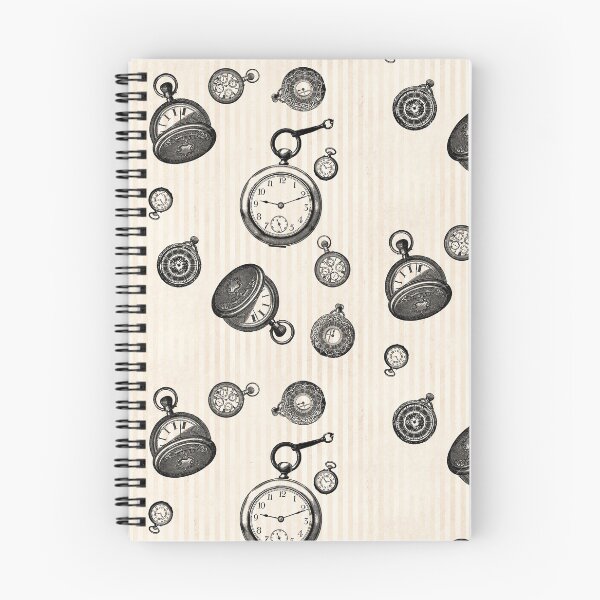 Item preview, Antique Pocket Watch Collection on Vintage Ivory Stripe designed and sold by Cyndi's Stuff.