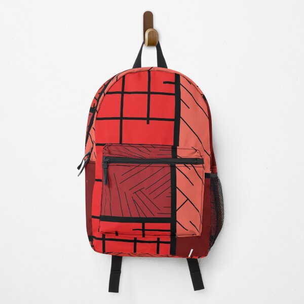 Item preview, Scattered Lines Tableau – Red designed and sold by RoguePatterns.