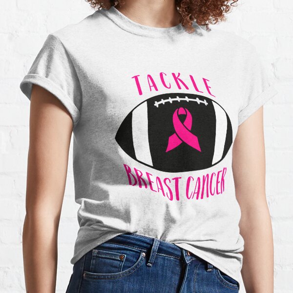 Tackle Breast Cancer Football Design Classic T-Shirt