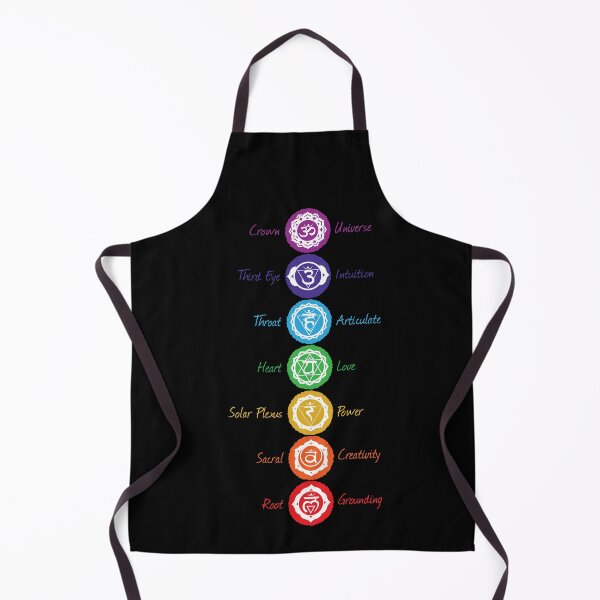 Item preview, 7 Chakra Symbols & Names - 41 VT BBG designed and sold by chakraplaza.