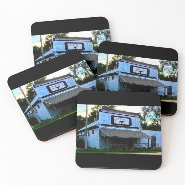 Item preview, Dusky sundown at the Longbranch - Abandoned Rural Crossroad business designed and sold by ittybittyowl.