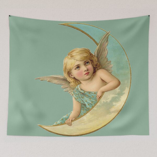 Item preview, Cherub Angel - Vintage Christmas Guardian angel Cherub designed and sold by Borislav Shekerdzhiyski.