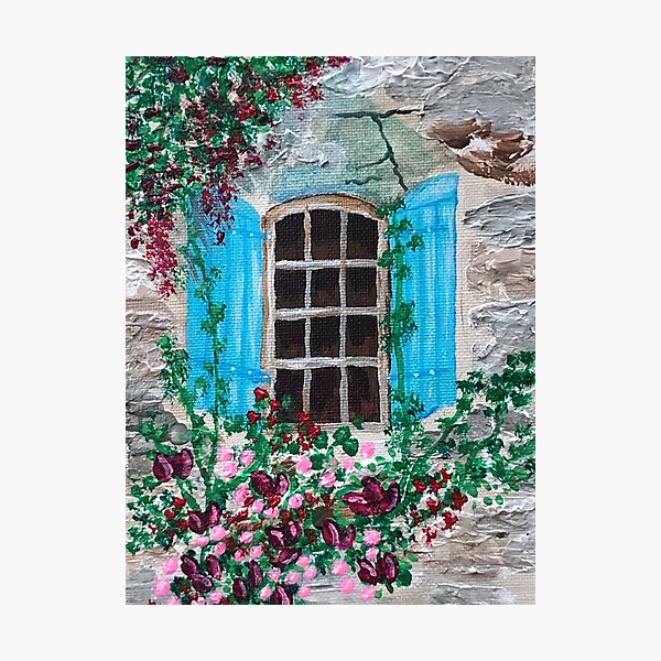 Aperçu de l'œuvre volets bleus créée et vendue par melaniesfields.