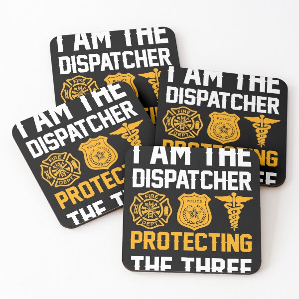 Item preview, I Am The Dispatcher Protecting The Three  designed and sold by MakeGoodChoices.