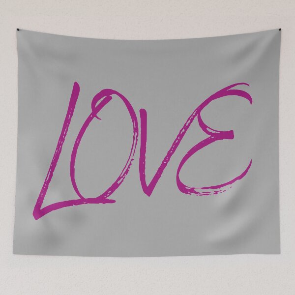 Item preview, Fuchsia Capital printed love designed and sold by SunnyDesignsCo.