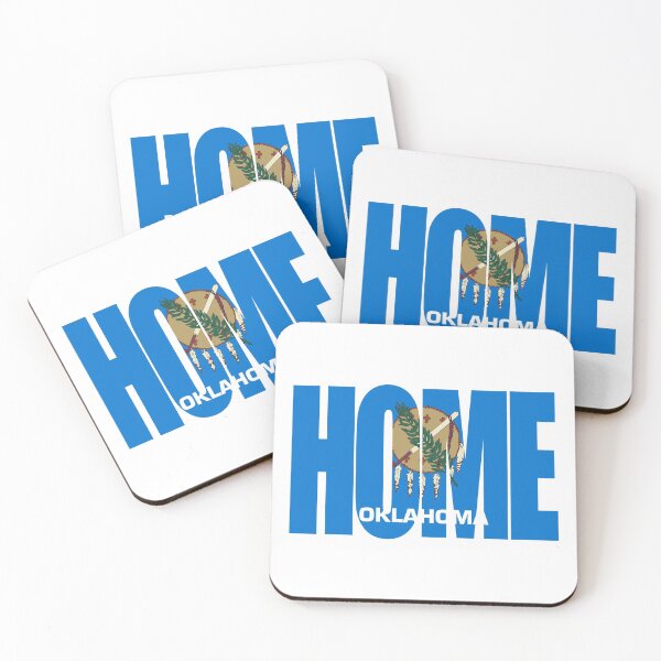 Item preview, Oklahoma Home - State Flag designed and sold by DonDota.