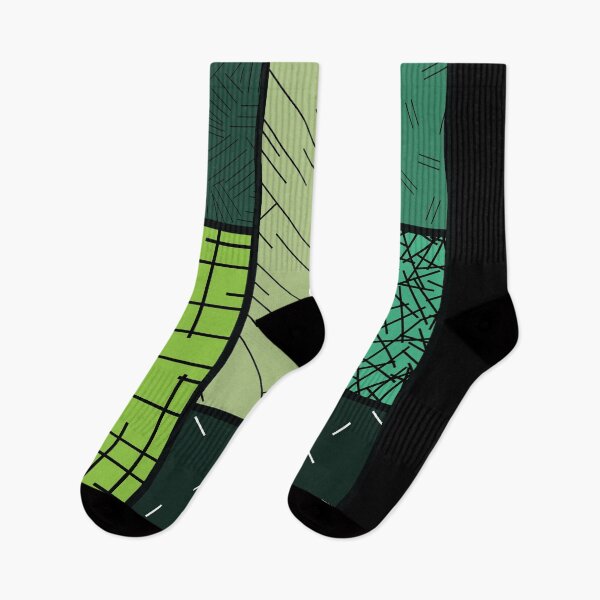 Item preview, Scattered Lines Tableau – Green designed and sold by RoguePatterns.