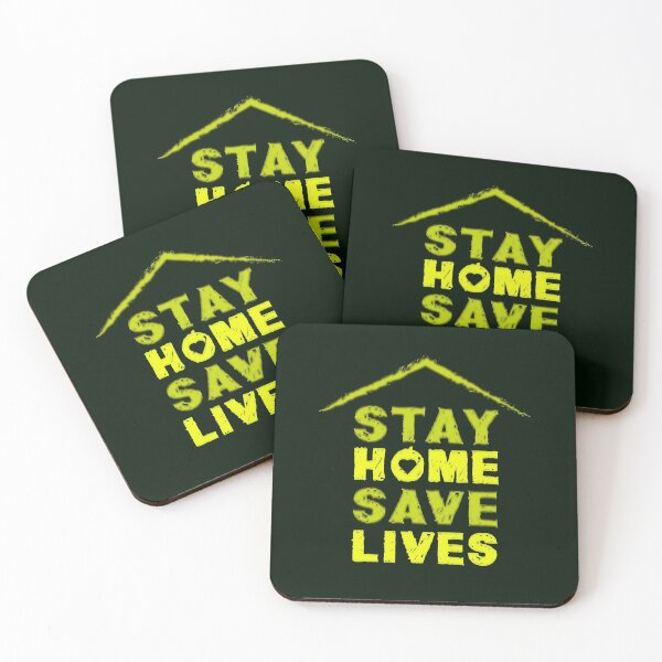 Item preview, Stay Home Save Lives in Green designed and sold by aventi24.