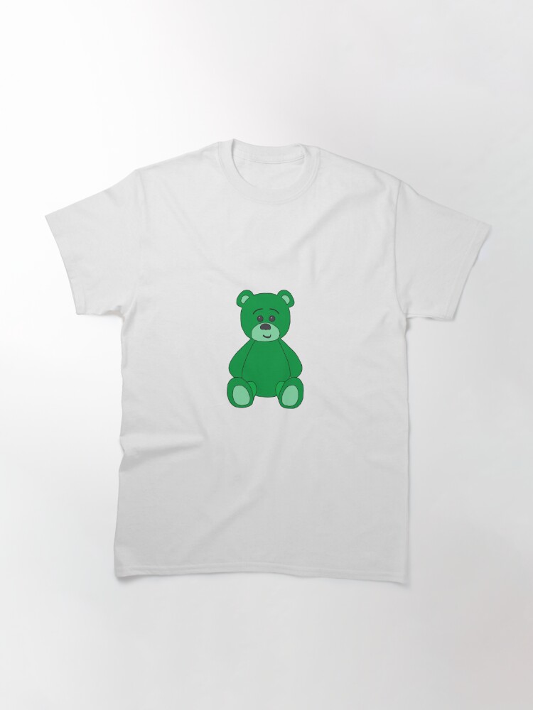 green teddy shirt