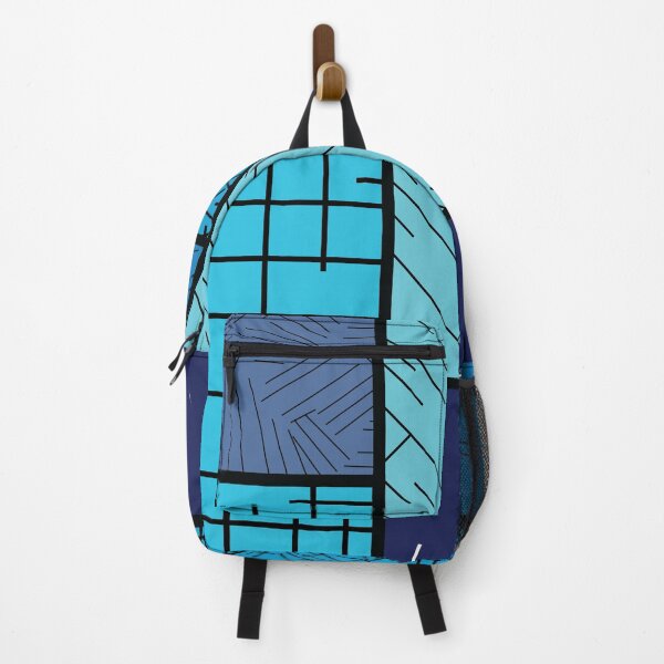 Item preview, Scattered Lines Tableau – Blue designed and sold by RoguePatterns.