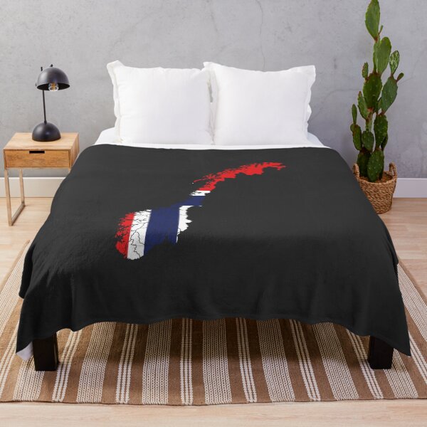 Item preview, Norway Flag Map with regions designed and sold by Alo.