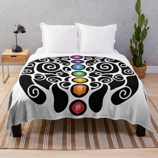 Item preview, 7 Chakra Abstract Tree Art - 42 WBG designed and sold by chakraplaza.