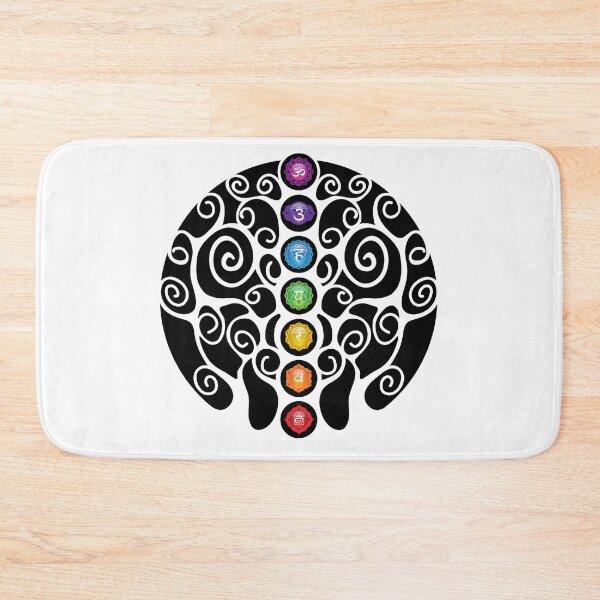 Item preview, 7 Chakra Abstract Tree Art - 42 WBG designed and sold by chakraplaza.