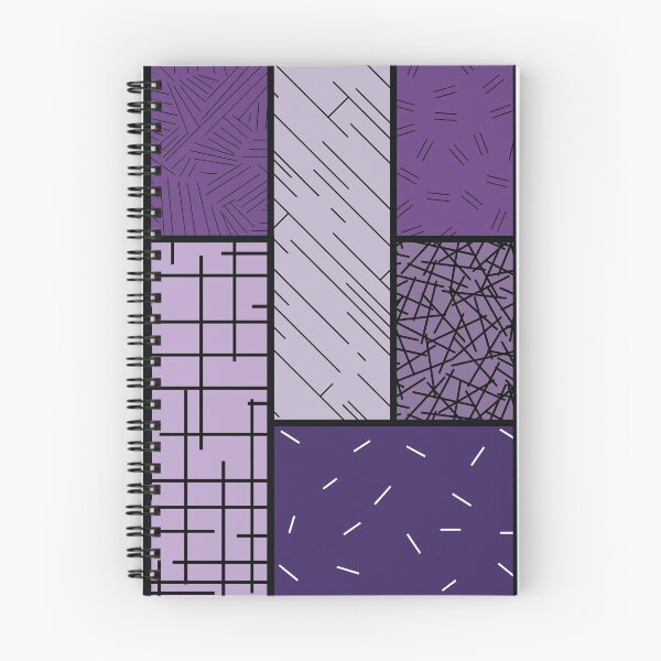 Item preview, Scattered Lines Tableau – Purple designed and sold by RoguePatterns.
