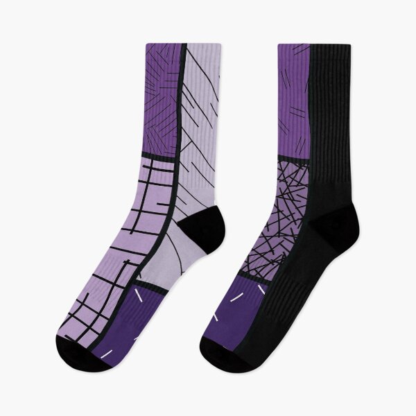 Item preview, Scattered Lines Tableau – Purple designed and sold by RoguePatterns.