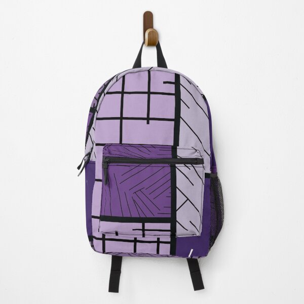 Item preview, Scattered Lines Tableau – Purple designed and sold by RoguePatterns.