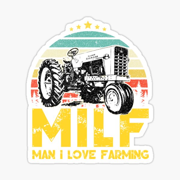 Item preview, Milf Man I Love Farming- Funny gift for farming lover, Vintage Retro Style designed and sold by A7med-Design.