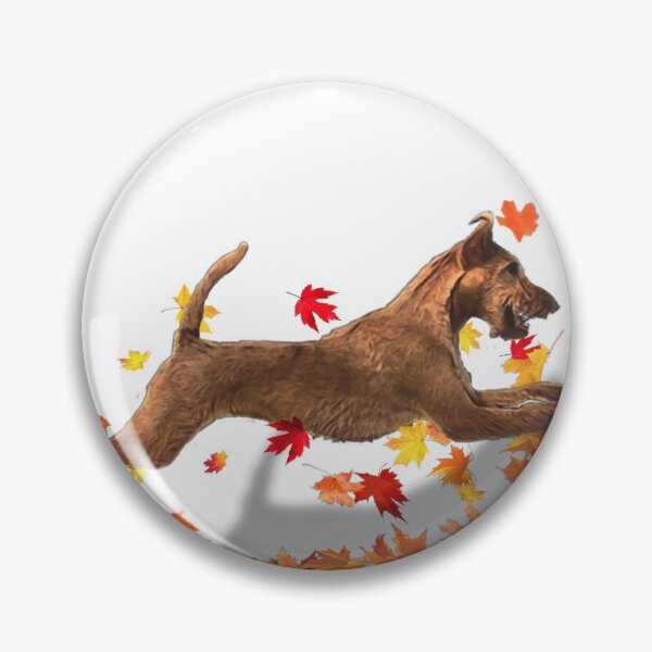Item preview, Irish Terrier in the Leaves designed and sold by ProtanDesign.