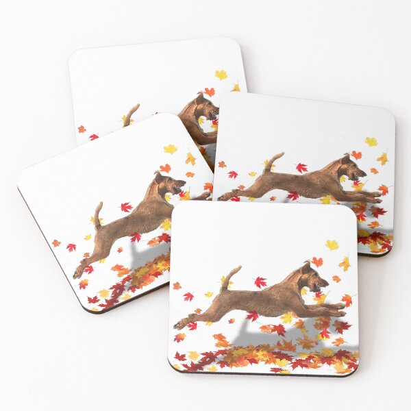 Item preview, Irish Terrier in the Leaves designed and sold by ProtanDesign.