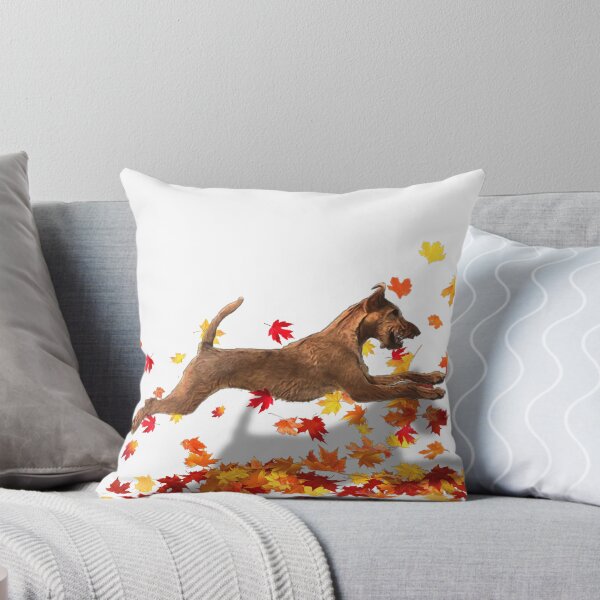Item preview, Irish Terrier in the Leaves designed and sold by ProtanDesign.