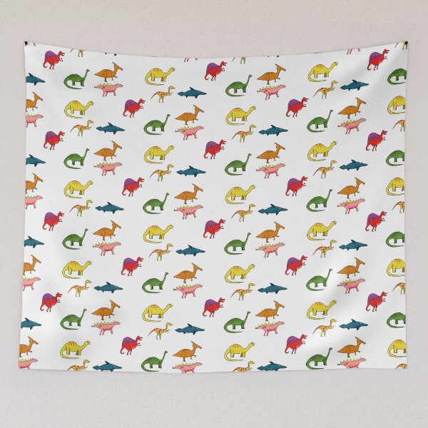 Item preview, Colorful Dinosaurs designed and sold by Braxton Tanaka.