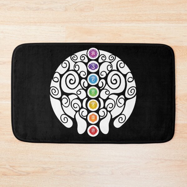 Item preview, 7 Chakra Abstract Tree Art - 42 BBG designed and sold by chakraplaza.