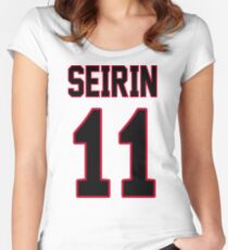 Kuroko no Basuke: SEIRIN 11 Women's Fitted Scoop T-Shirt