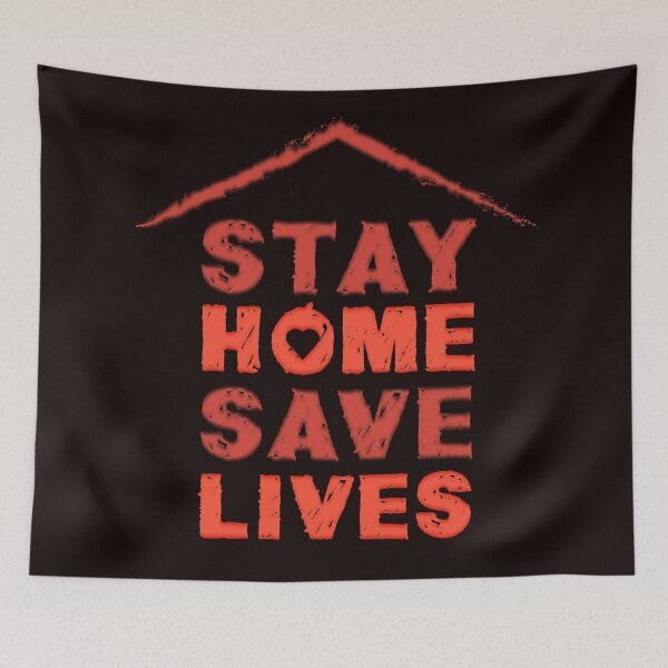 Item preview, Stay Home Save Lives in Red designed and sold by aventi24.