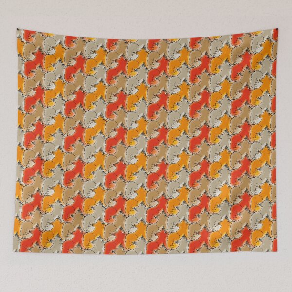 Aperçu de l'œuvre Tessellation de renard créée et vendue par DaveSavageArt.