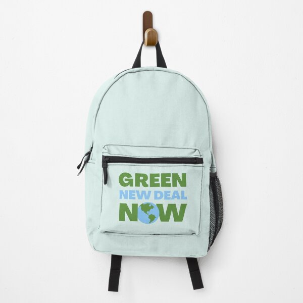 Item preview, Green New Deal Now (blue & green) - Climate Action Plan for Clean Jobs and Economy designed and sold by gimmesometees.