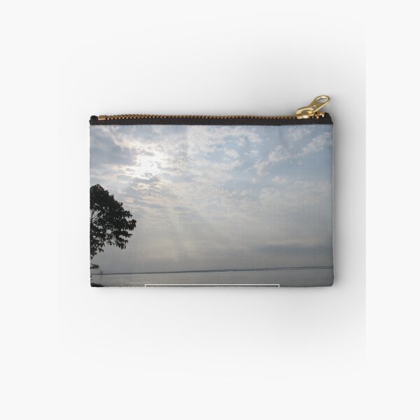 Item preview, Sunlight Passing Through The Clouds Into The Brahmaputra River In Tezpur, Assam designed and sold by funnierthanthou.