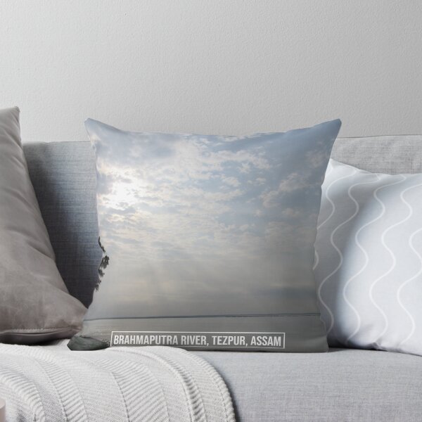 Item preview, Sunlight Passing Through The Clouds Into The Brahmaputra River In Tezpur, Assam designed and sold by funnierthanthou.