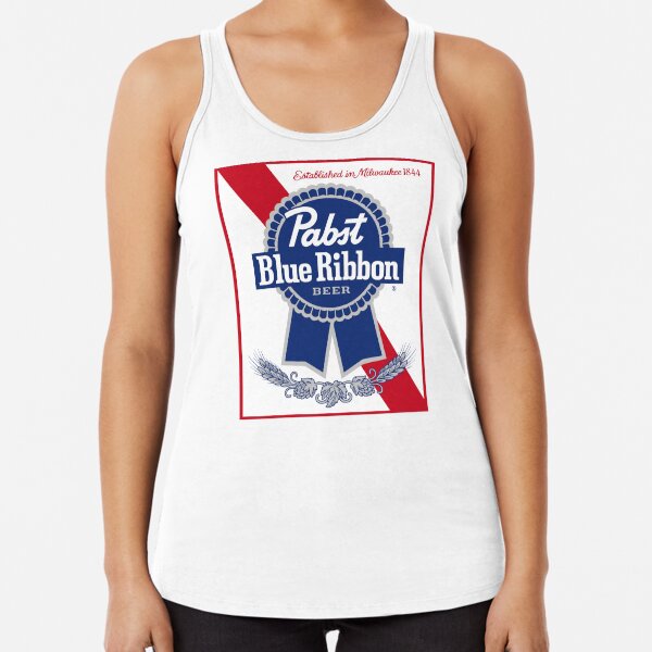Pabst Blue Ribbon Racerback Tank Top