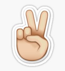 Peace Sign Emoji Sticker